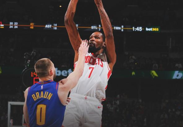 九游娱乐-铁麻了，火箭全队三分34投仅4中&amp;amp;客场惨败掘金36分